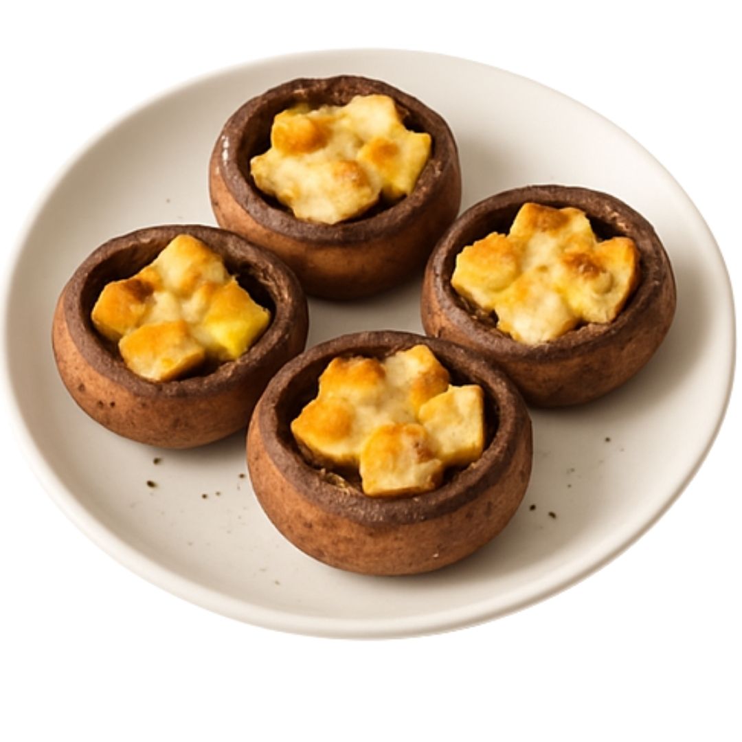 Pieczarki faszerowane halloumi - KuchennyDom.pl