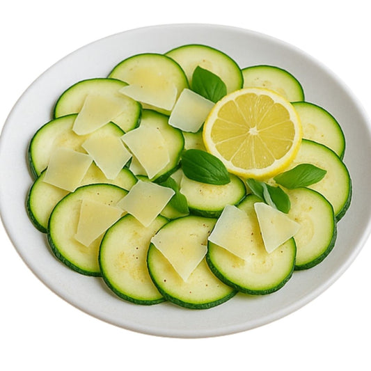 Carpaccio z cukinii i parmezanu - KuchennyDom.pl