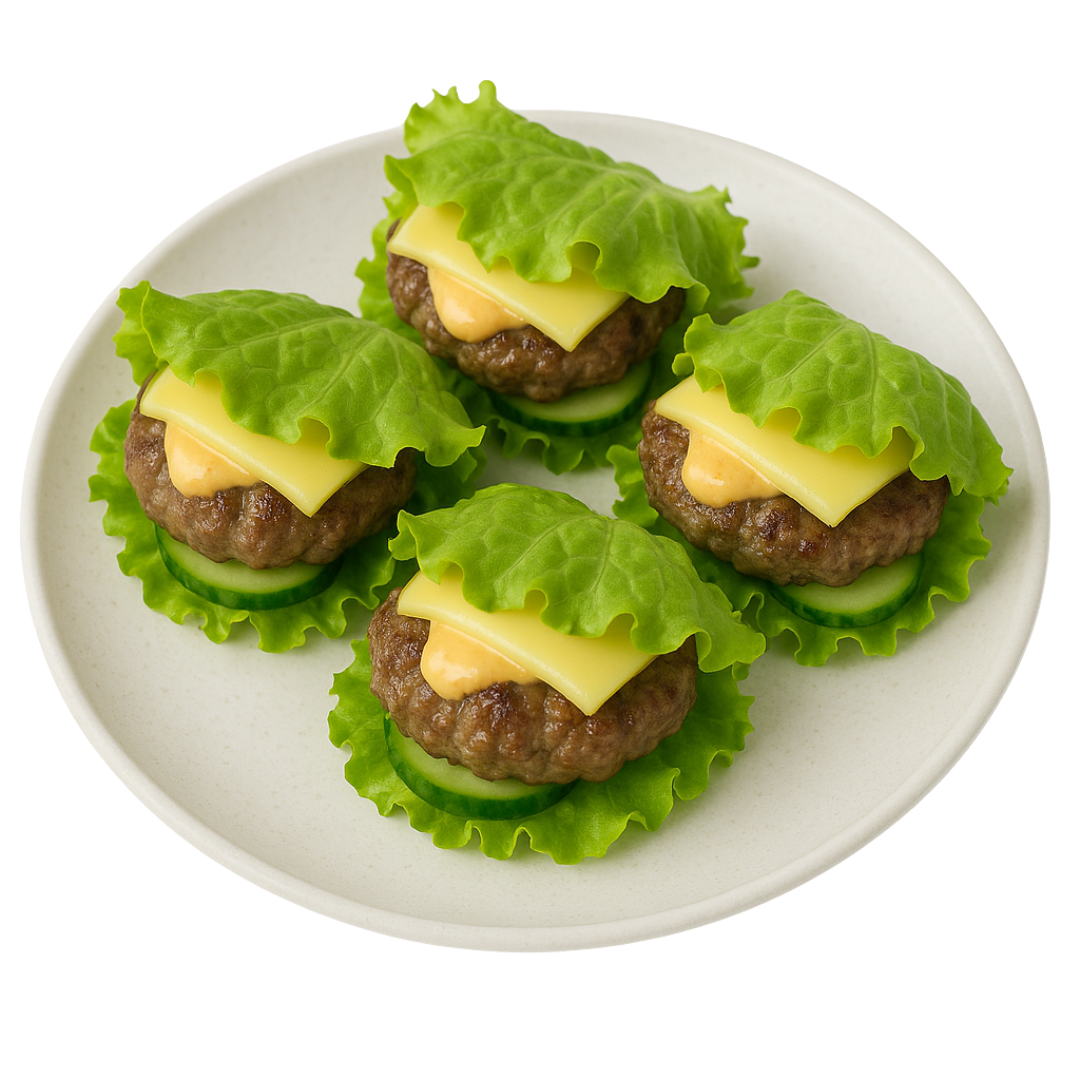 Mini burgery bez bułki - KuchennyDom.pl