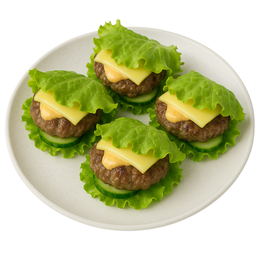Mini burgery bez bułki - KuchennyDom.pl