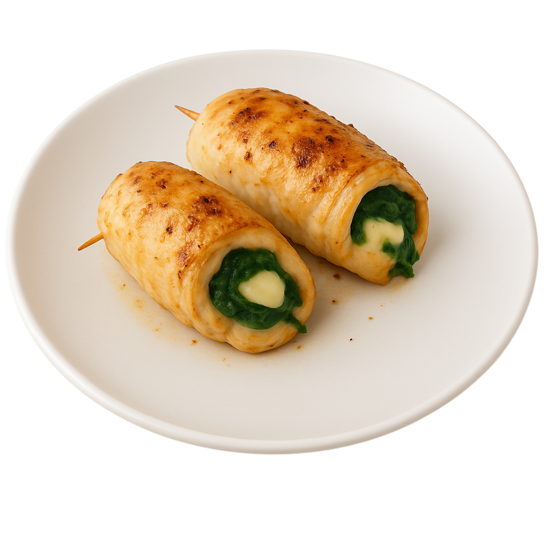Roladki z kurczaka z serem i szpinakiem - KuchennyDom.pl