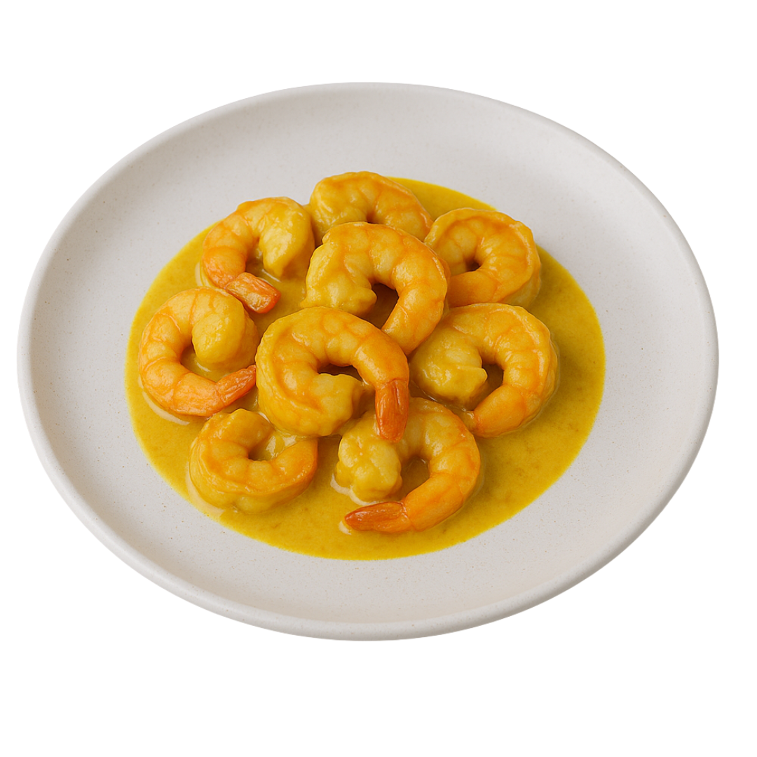 Krewetki w sosie curry kokosowym - KuchennyDom.pl