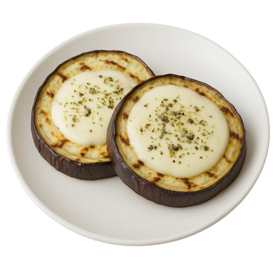 Bakłażan grillowany z mozzarellą - KuchennyDom.pl