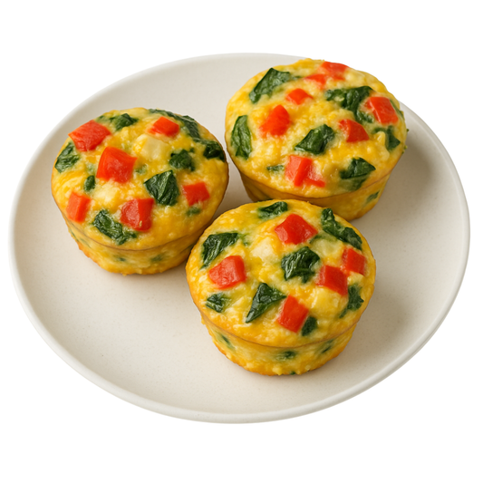 Muffinki jajeczne z warzywami - KuchennyDom.pl