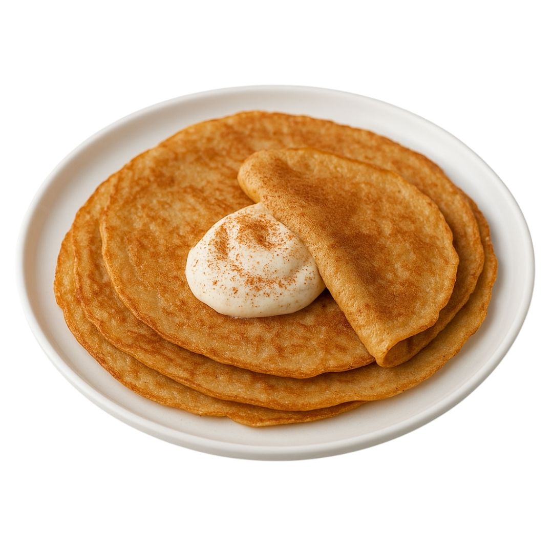 Keto naleśniki z mascarpone i cynamonem - KuchennyDom.pl