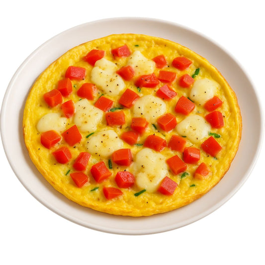 Omlet z warzywami i mozzarellą - KuchennyDom.pl
