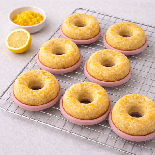 Keto lemon ricotta donuts