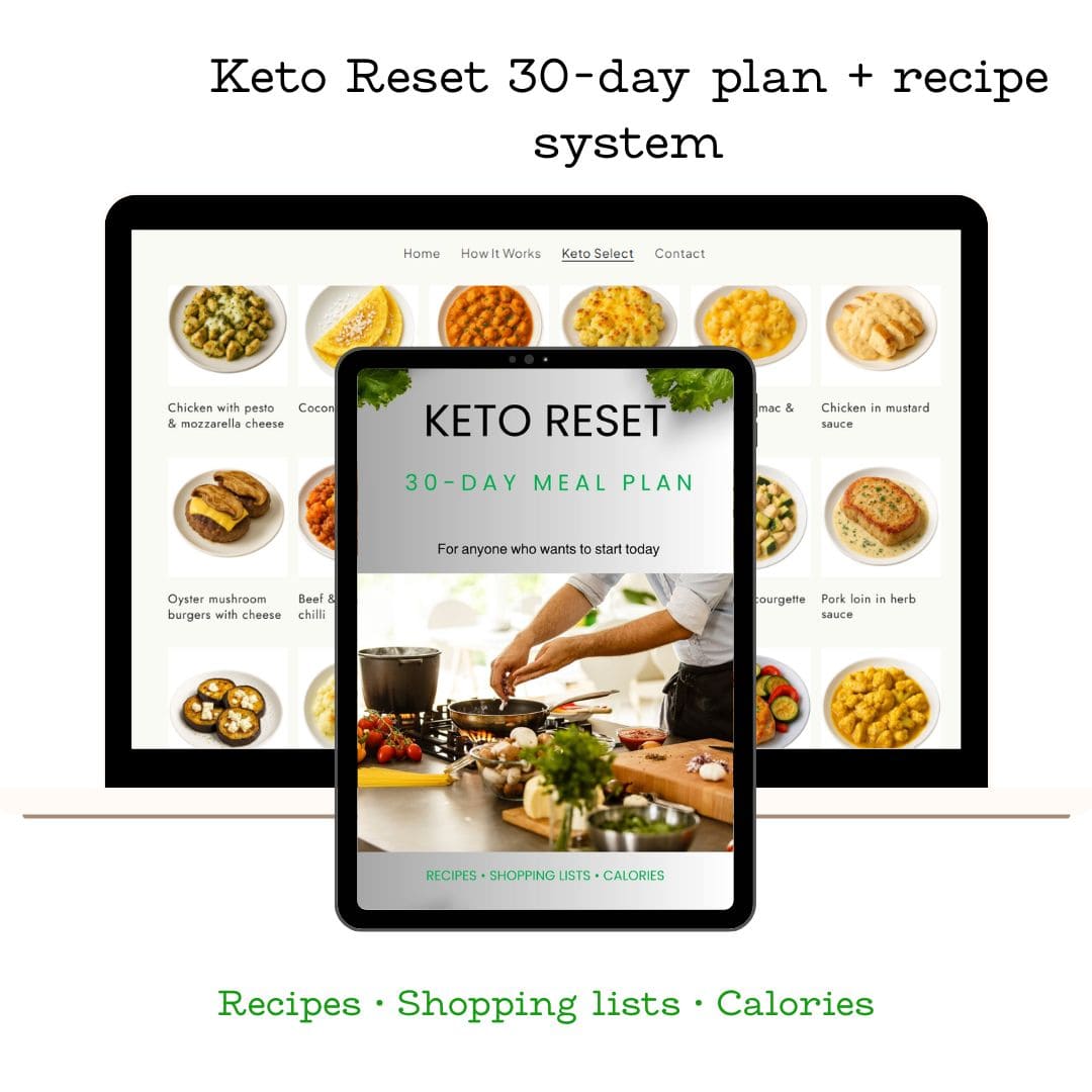 Keto Reset (PDF + Recipe Collection)